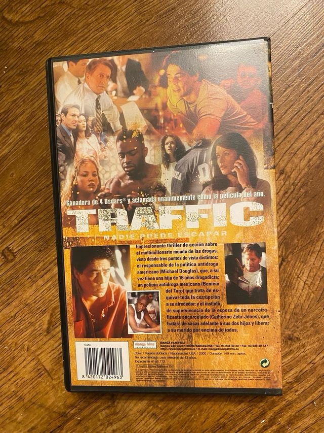 Traffic VHS Película Steven Soderbergh