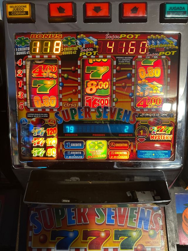 Máquina tragaperras Cirsa Super Sevens