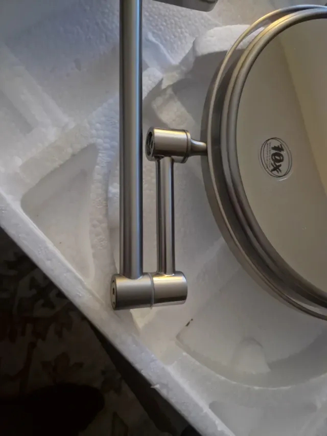 Espejo doble Baño Pared 10x Aumento.