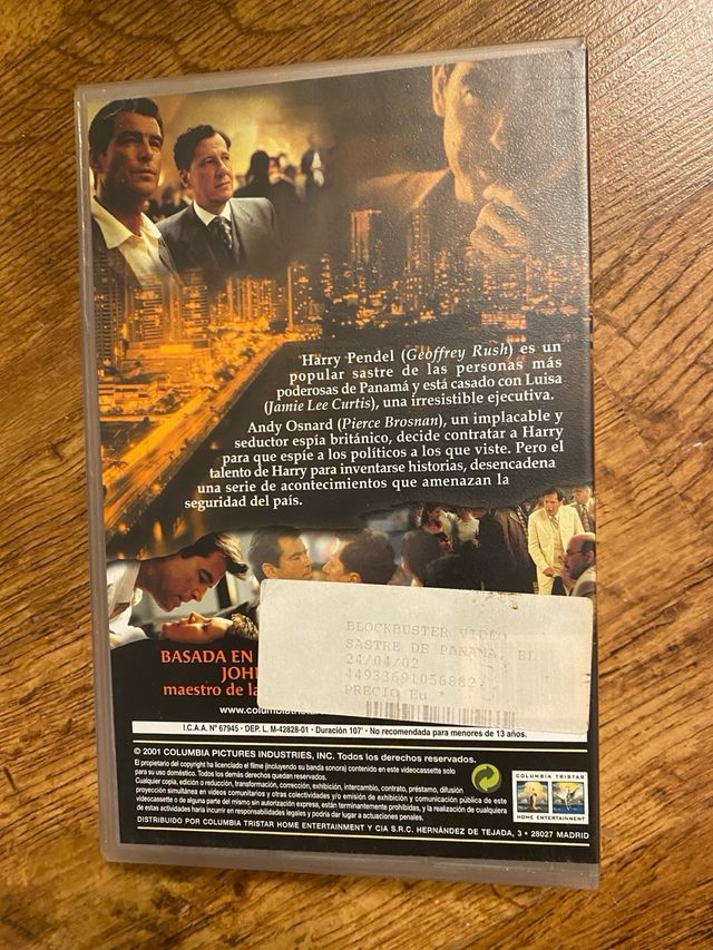 El Sastre de Panamá VHS