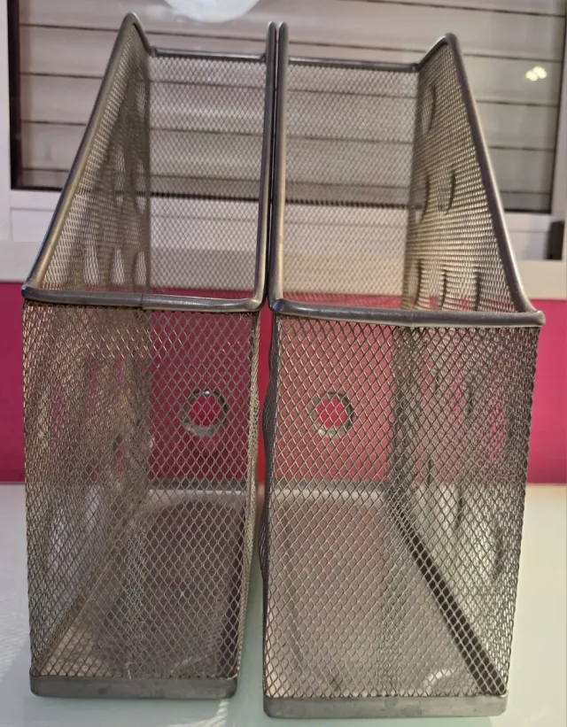 Organizadores de documentos Ikea metal gris