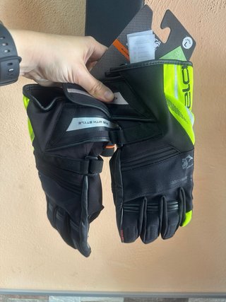 Guantes Moto Bela Talla L Negro/Verde nuevos