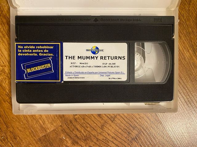 The Mummy Returns VHS