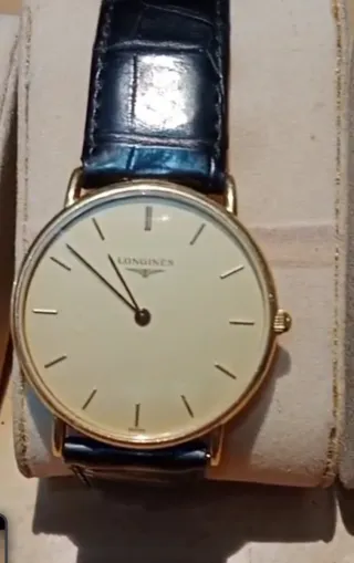 Reloj Longines Oro 18kl Negro