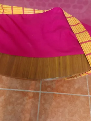 Mesa camilla extensible redonda con cristal