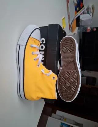 Converse All Star Naranja fluor