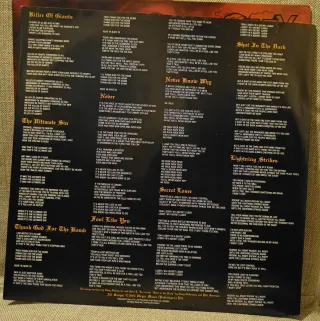 Ozzy Osbourne - The Ultimate Sin LP Prima Stampa