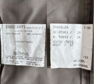 BURBERRY GABARDINA LIGERA VERDOZA L HOMBRE MUJER