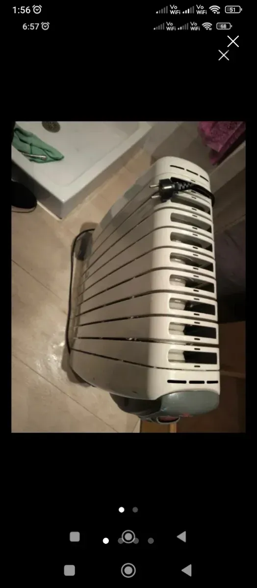 2 Radiatori Olio Beige