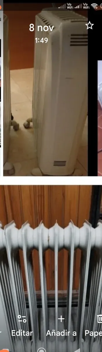 2 Radiatori Olio Beige