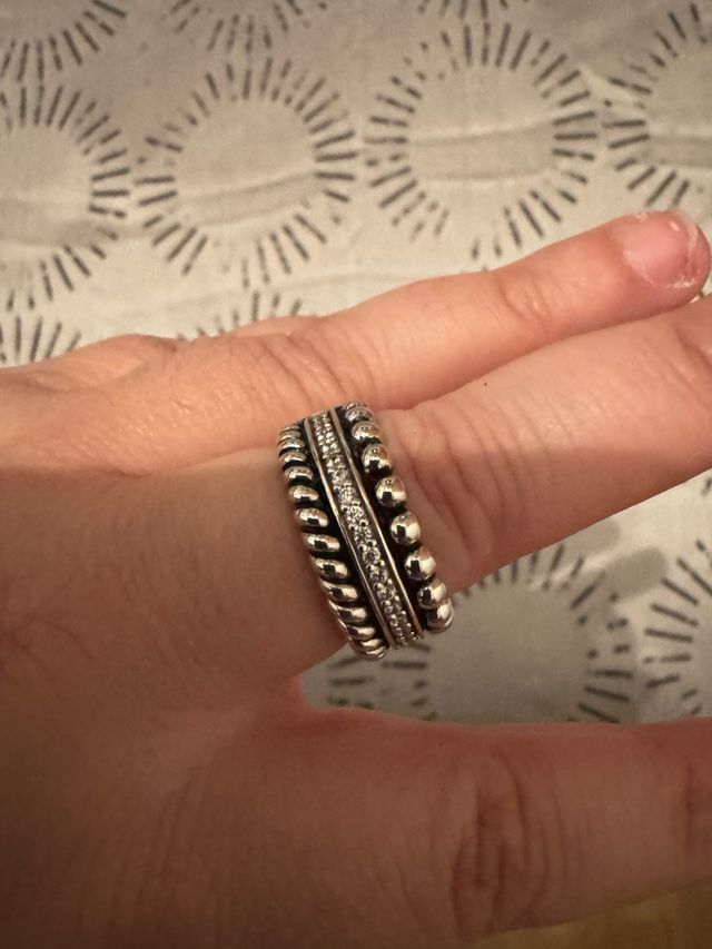 Anillo Plata con Circonitas Incrustadas