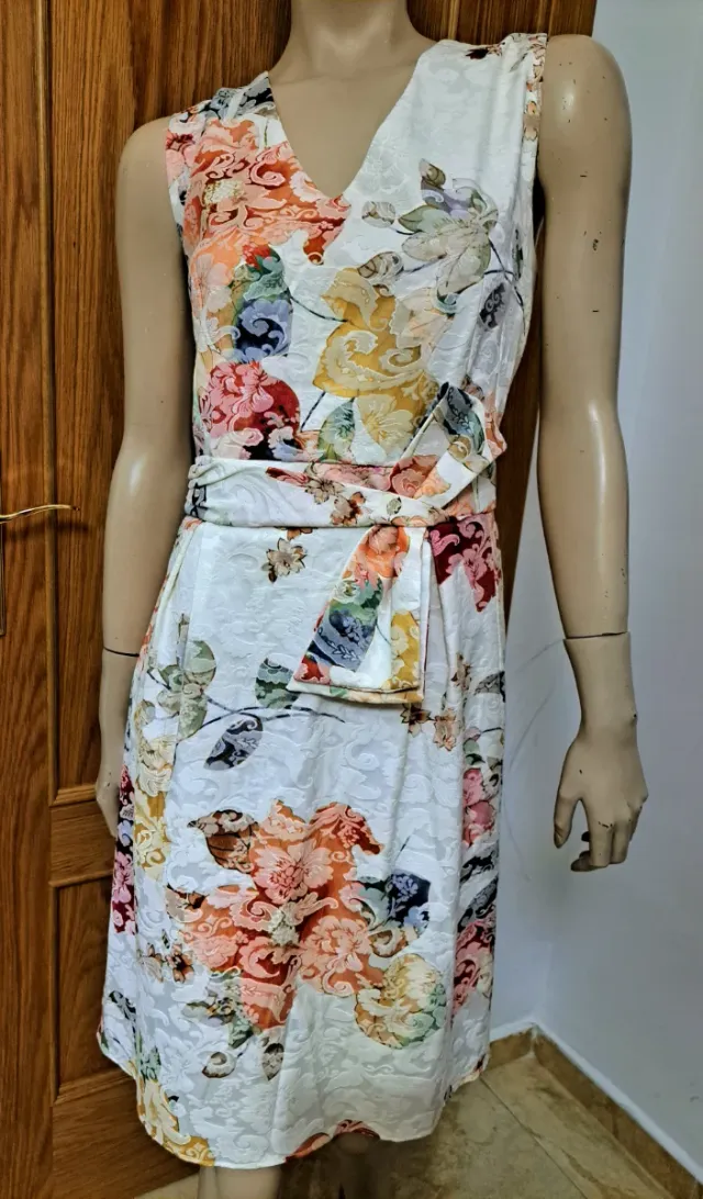 Vestido estampado floral Pilar Prieto