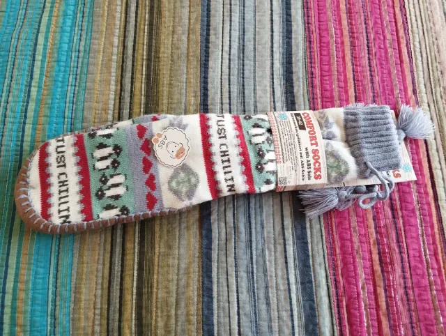 Calcetines antideslizantes zapatillas de casa