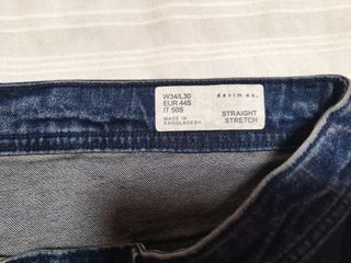 Vaqueros Straight Oscuros W34/L30