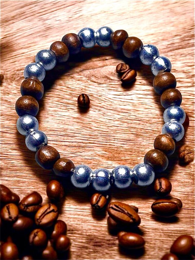 Pulsera Madera y Plata