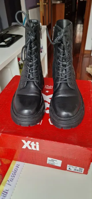 Botas Xti Talla 38 Negras
