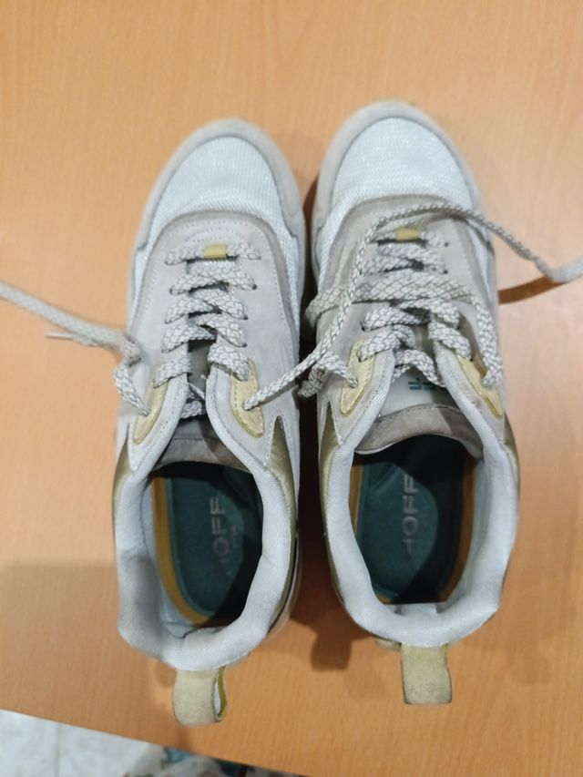 Deportivas grises y beige talla 41 marca hoff