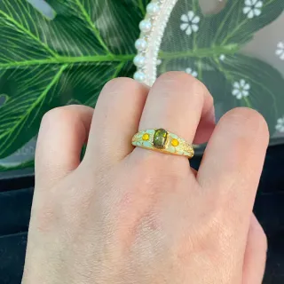 Anillo Plata Ammolita Natural