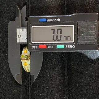 Anillo Plata Ammolita Natural