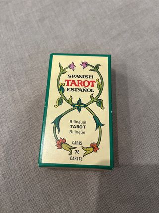 Carte di tarocchi bilingui spagnolo-inglese 78 carte