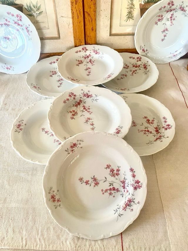 Vajilla Winterling Bavaria Vintage Flores Rosas