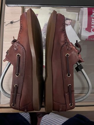 Náuticos Snipe Piel Marrón con borlas cordones