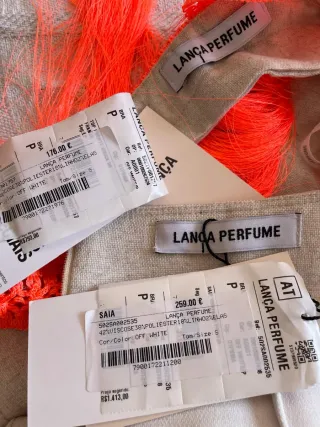 Conjunto Lança Perfume Top y Falda Talla S