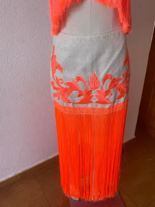 Conjunto Lança Perfume Top y Falda Talla S