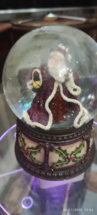 Sfera di Natale Carillon Babbo Natale San Francisc