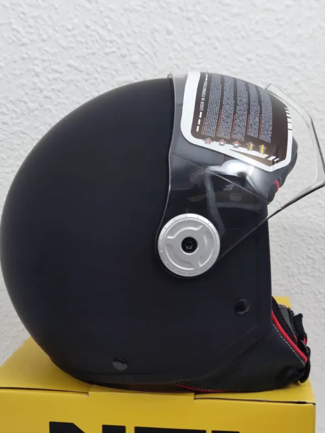 Casco NZI Vintage 3 Negro Mate