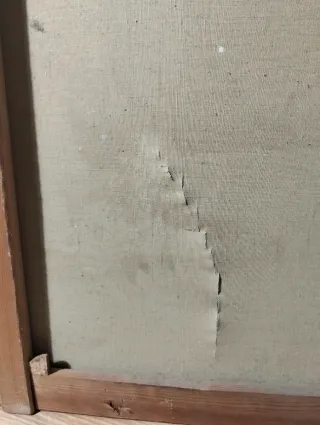 Lienzo antiguo J Rodríguez .