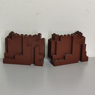 Pannelli Castello Lego Marroni 2pz