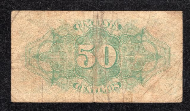 Billete 50 Céntimos República Española 1937