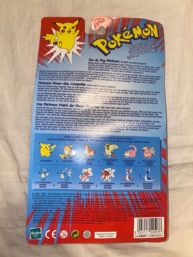 Pokémon Goldeen Seaking Blister Hasbro