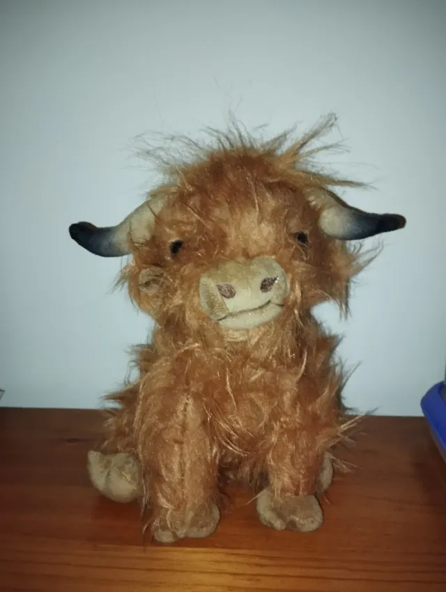 Peluche Vaca Peluda Highlands