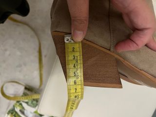 Botas altas Corina color arena talla 40