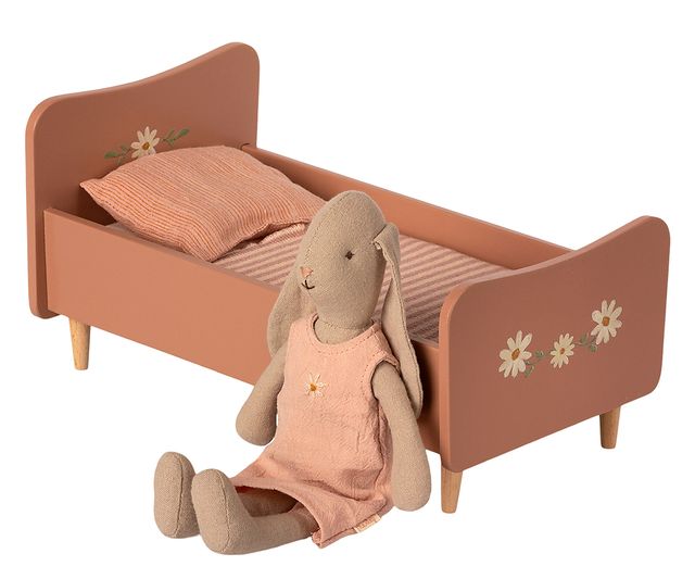 Cama de madera Mini Rosa Maileg