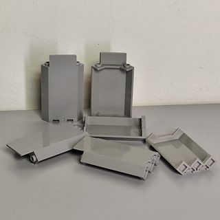 Pannelli Muro Grigio LEGO 6 Pezzi