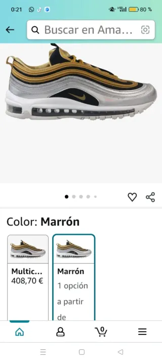 Zapatilla Nike Air Max 97 Marrón
