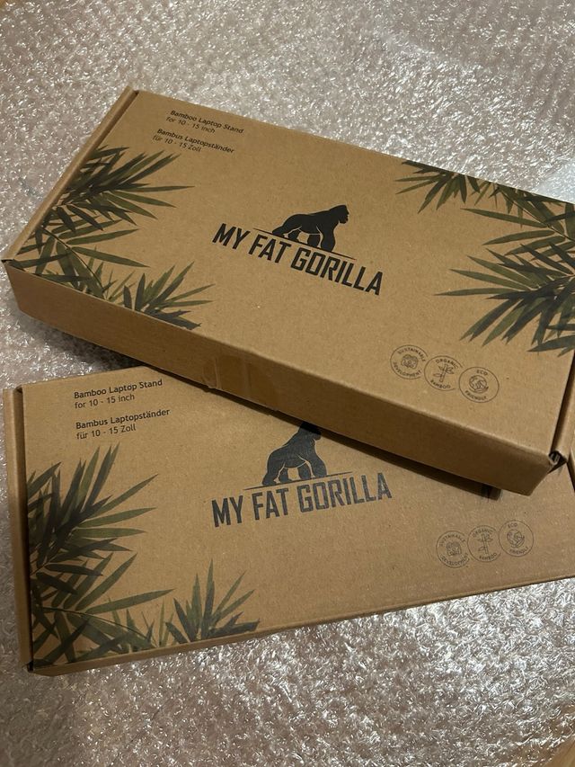 Soporte Portátil Bambú MY FAT GORILLA