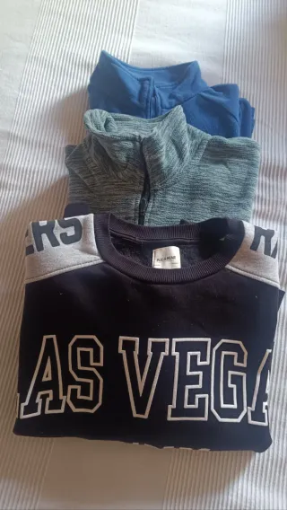 Lote 3 sudaderas y polares Talla M
