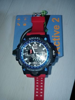 Reloj SMAEL Negro y Rojo