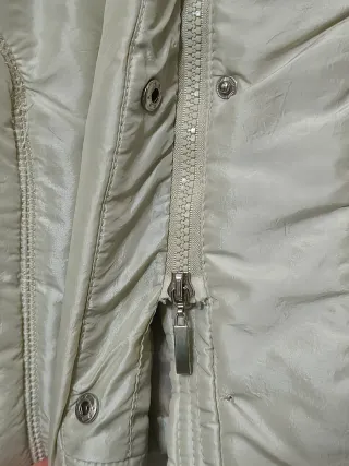 Giubbotto imbottito color ghiaccio