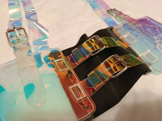 Arnés elástico irisado