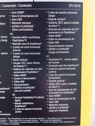 Consola PS5 Slim Edición Limitada 30 Aniversario