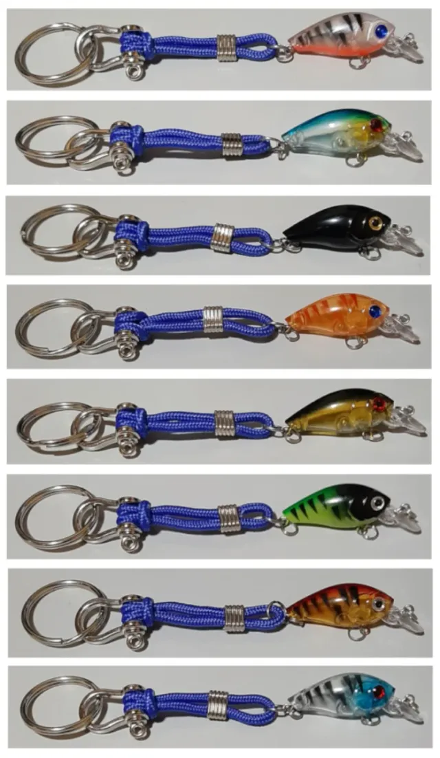 Llaveros 8X15€ Señuelo Pesca