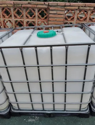 Bidones 1000L perfecto para almacenar agua