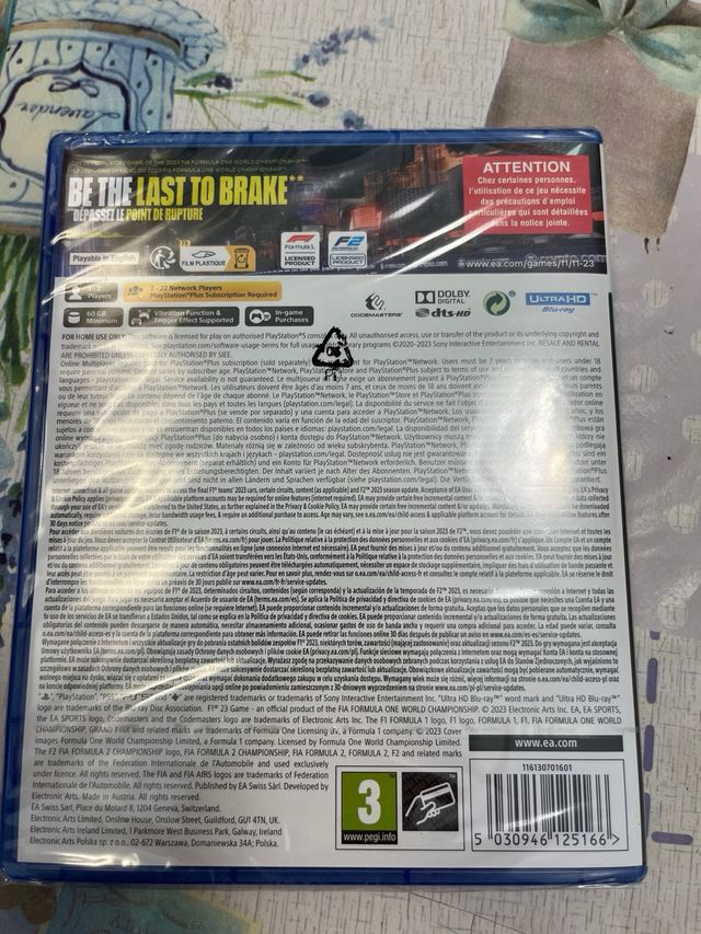 juego playstation 5 F1 23 Nuevo ps5