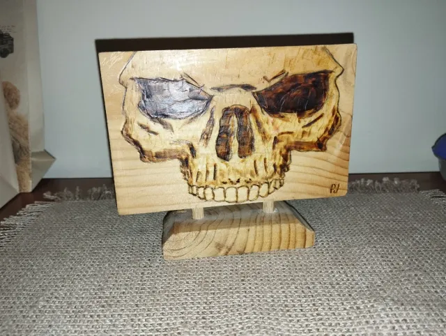 Madera calavera decorativa