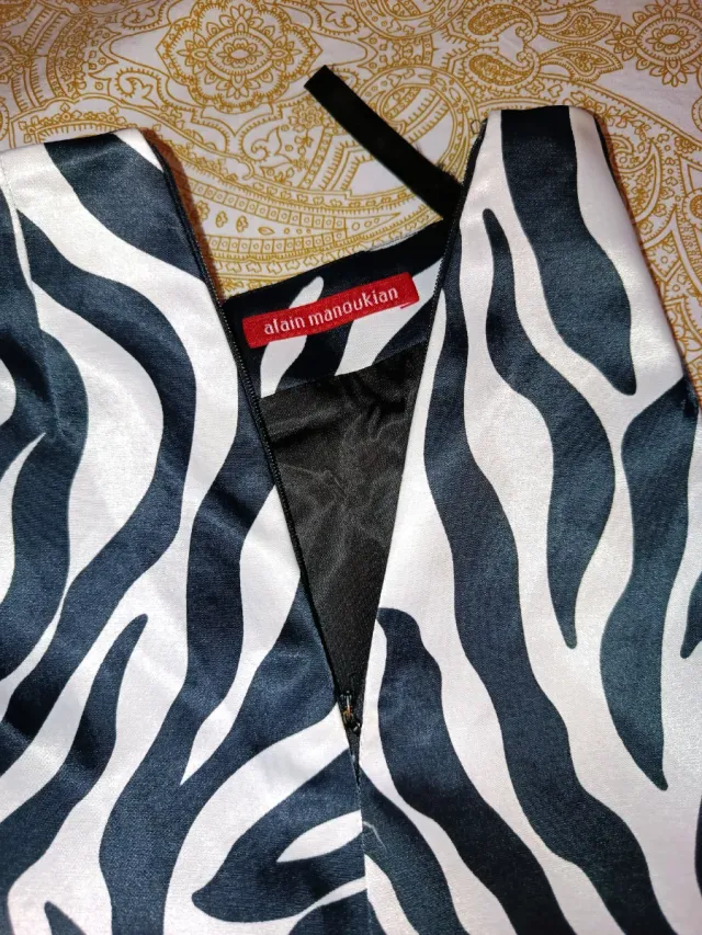 Minifalda con estampado de cebra